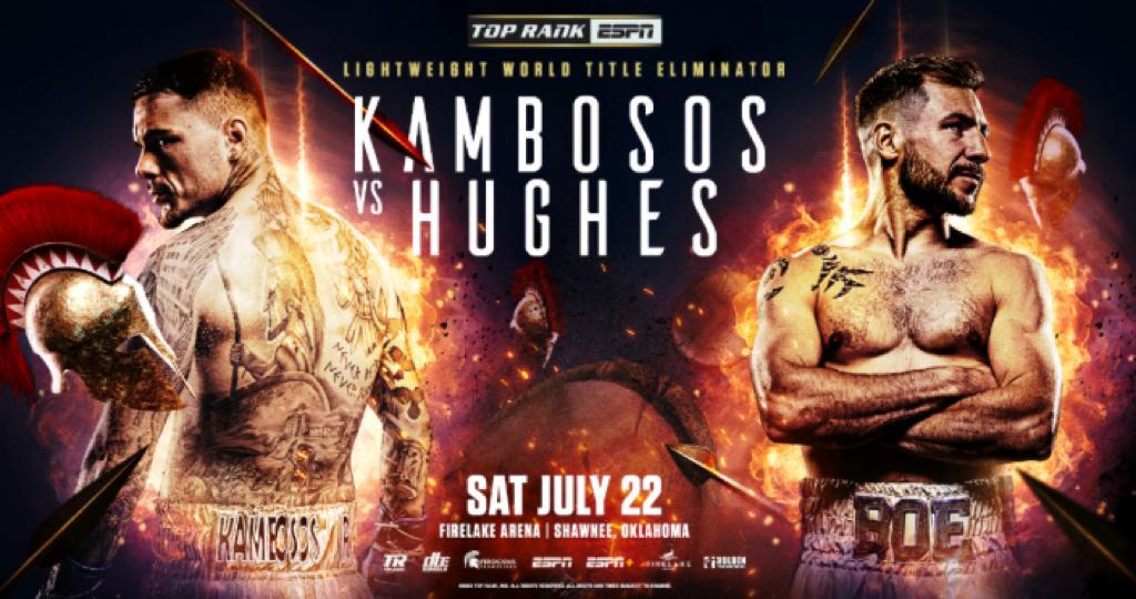 George Kambosos to face Maxi Hughes for the IBO World light strap on ...