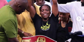 And the first-ever female world boxing champion from Ghana is Abigail Quartey