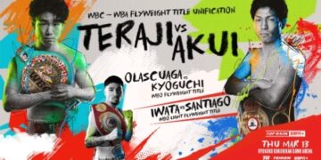 Kenshiro Teraji Versus Seigo Yuri Akui Flyweight Unification Showdown