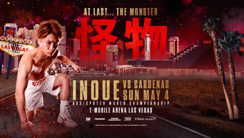 Naoya Inoue will defend all the belts against Ramon Cardenas 