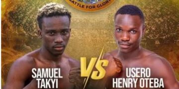Ghana’s Samuel Takyi set to fight Ugandan Usero Oteba in Nigeria 
