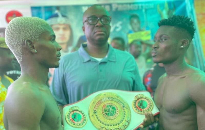 Theophilus Allotey versus David Tagoe for the UBO Africa Super Flyweight title