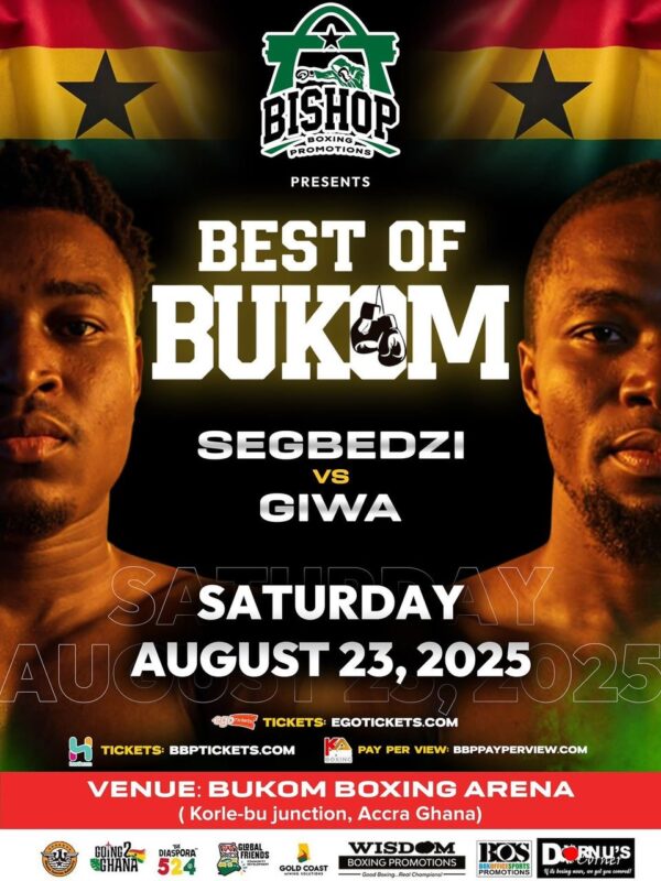 Bishop Boxing Promotions presents Best of Bukom featuring Segbedzi vs Giwa