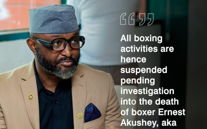 Expert guidance will decide when boxing ban is lifted – NSA’s Yaw Ampofo Ankrah