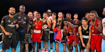 Black Bombers Dominate Boxing Club Drouias Of France In Amateur Boxing Challenge