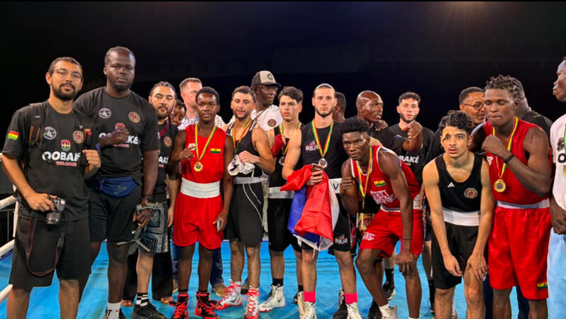 Black Bombers Dominate Boxing Club Drouias Of France In Amateur Boxing Challenge 