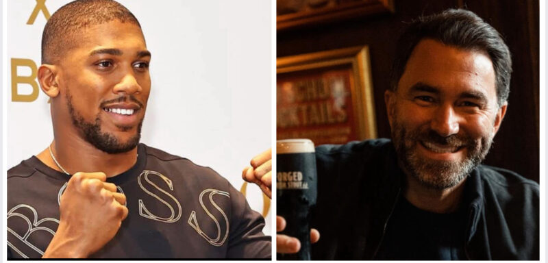 Anthony Joshua and Eddie Hearn’s Matchroom set to stage a show in Accra on 20th