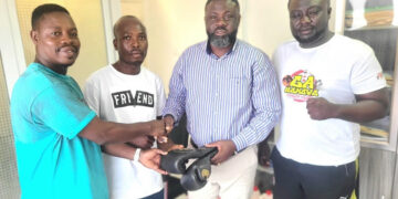 Bukom Boxing Gym Shows Appreciation To Cartel CEO, Harry Henry Owoo