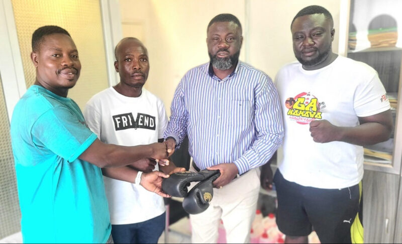 Bukom Boxing Gym Shows Appreciation To Cartel CEO, Harry Henry Owoo