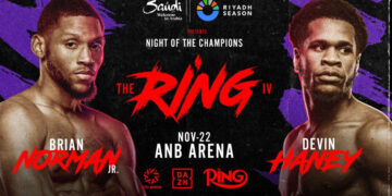 Norman is set to defend his WBO world title against Devin Haney