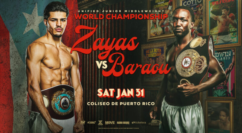 Xander Zayas-Abass Baraou World Title Unification Showdown is set