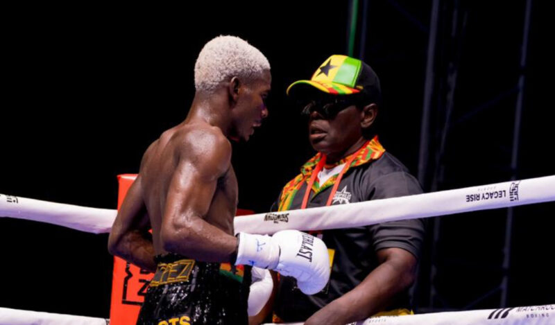 WBO CHAMPION THEO ALLOTEY HAILS COACH ASARE FOR HIS SUCCESS