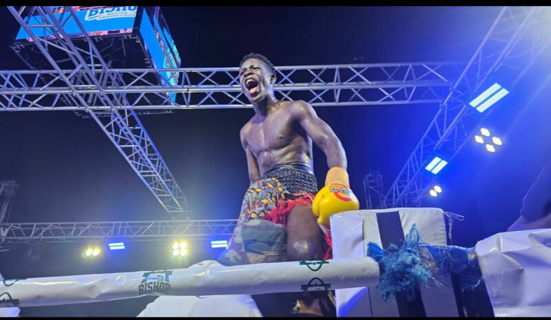 Africanus Neequaye Win National Super Lightweight Title