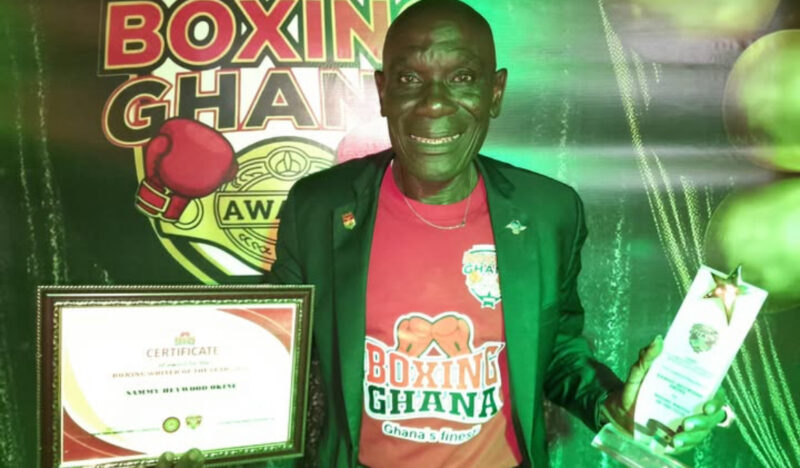 Sammy Heywood Okine wins Boxing Ghana Media Personality And Best Boxing Writer Of The Year, 2025 Awards