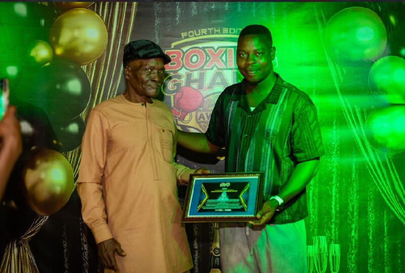Boxing Ghana honors experienced coach Kwatelai Quartey.