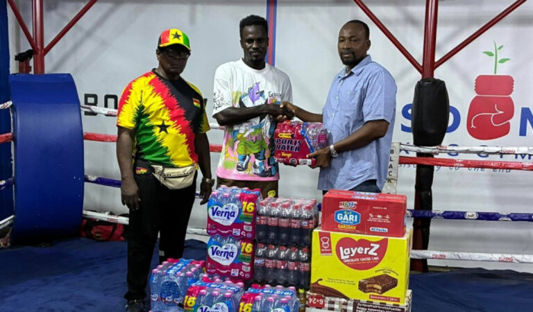 Amateur Boxing Champions And Coaches Receive Gifts From Twellium Industrial Ghana