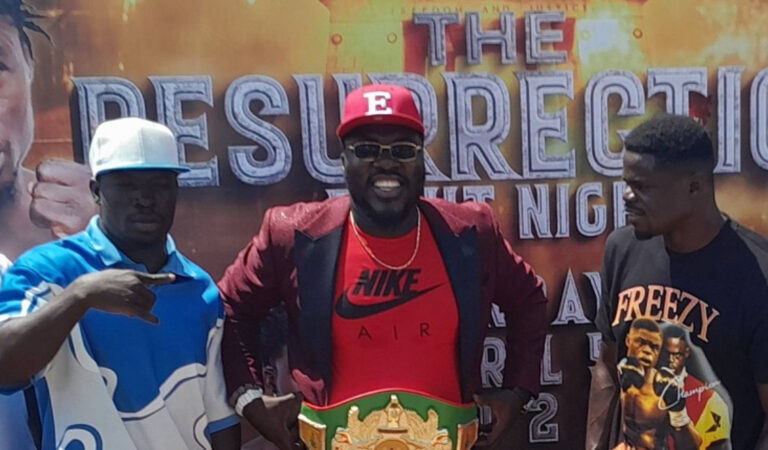 Maxwell Awuku and Alfred Lamptey are set to face off in the Resurrection Fight Night on April 5.