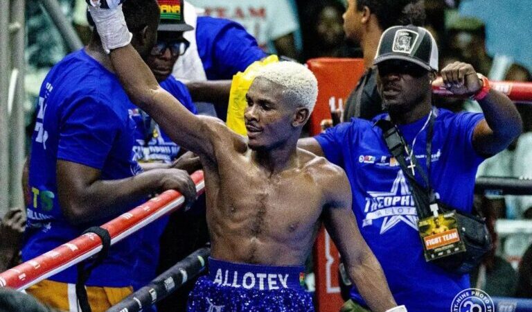 Allotey Exhibits Championship Caliber, Poised to Attain Unprecedented Undisputed Title for Ghana