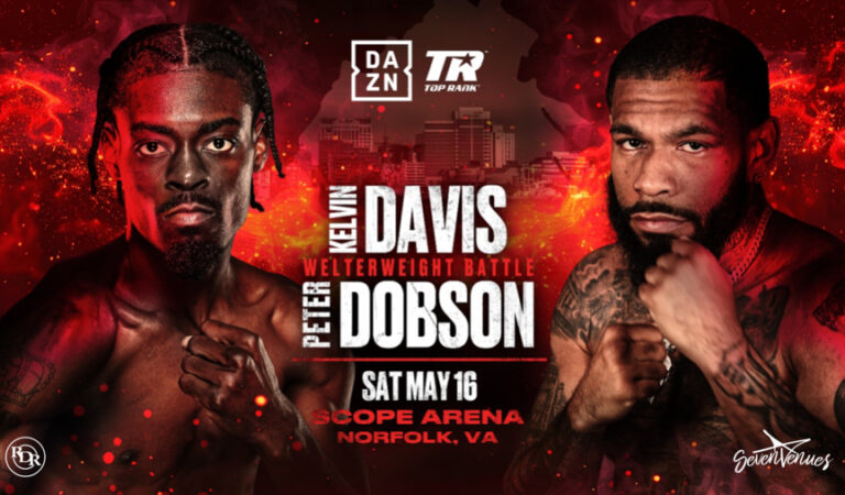 Kelvin Davis and Peter Dobson to Face Off in Welterweight Clash on May 16