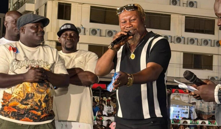 Ayitey Powers Promotions draws a huge crowd at the Winneba Aboakyir Festival Boxing Fight Night.