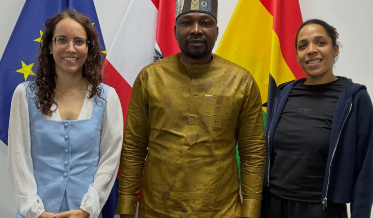 Dauda Fuseni, Nii Gonti Adjor II, and GBF at the Australian Embassy.