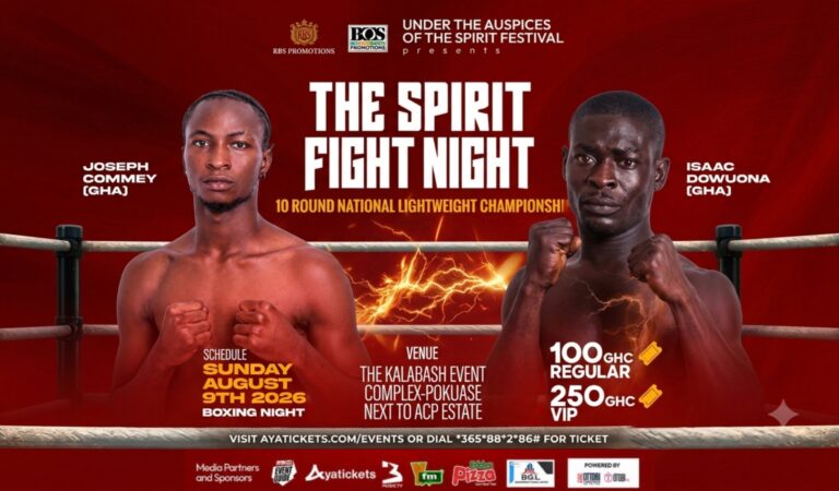 Unbeaten Champion “Jaguar” Commey Set for National Title Defense Against “Zongo Fire” Dowuona