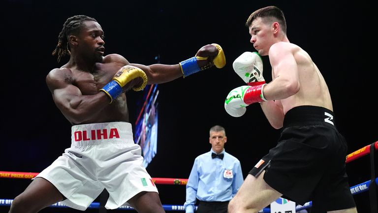 Aaron McKenna Outworks Oliha to Capture IBF Middleweight Crown