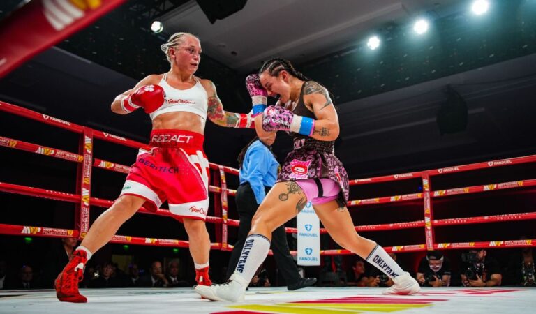 UNDISPUTED QUEEN: Dina Thorslund Outclasses Cherneka Johnson in Pitch-Perfect Unification Performance