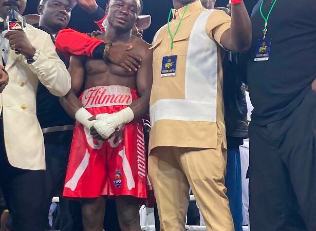 Charles Tetteh Defeats Wasiru Mohammed To Announces Himself As The New Sensational Power Kid On The Block