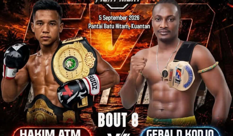 Top Ghanaian Kick Boxer Gerald Dah Fights In Malaysia On September 5