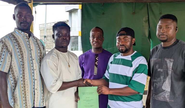 Samuel Quaye signs management deal with GR Quality Enterprise