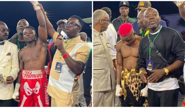 Charles Tetteh Defeats Wasiru Mohammed To Announce Himself As The New Sensational Power Kid On The Block