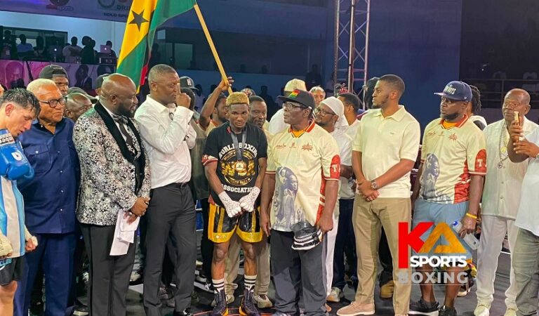 Theo Allotey defeats Facundo Garcia to edge closer to world super flyweight title shot