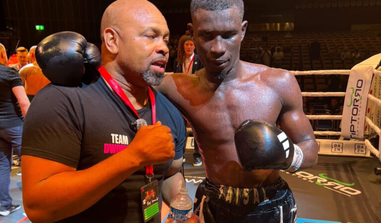 Faisal Abubakari’s unbeaten run comes to an end in Germany