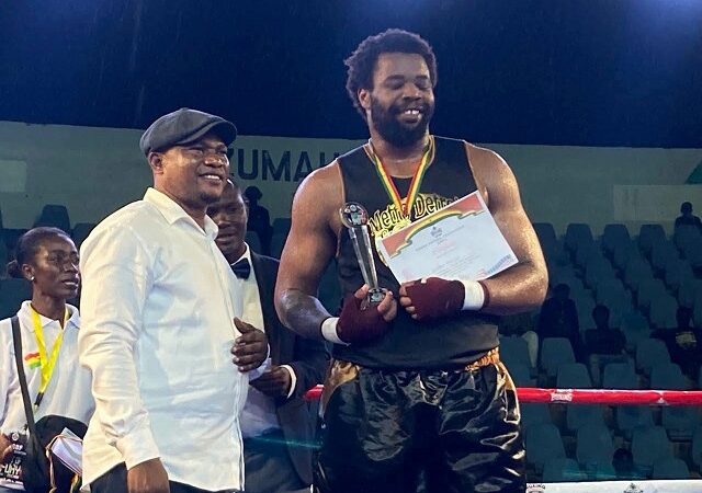 Darius Parlor of Metro Detroit Golden Gloves adjudged Best Boxer at 2026 ‘Fist of Fury’ Fight Night in Accra