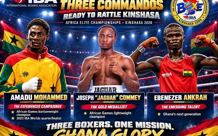 Ghana’s Three Commandos Ready to Rattle Kinshasa